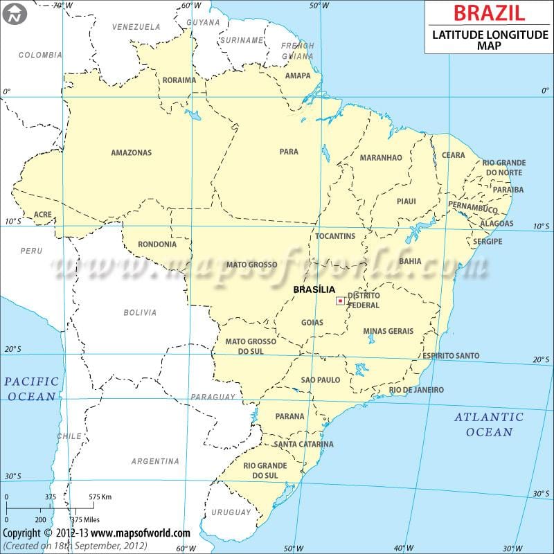 latitude რუკა Rio